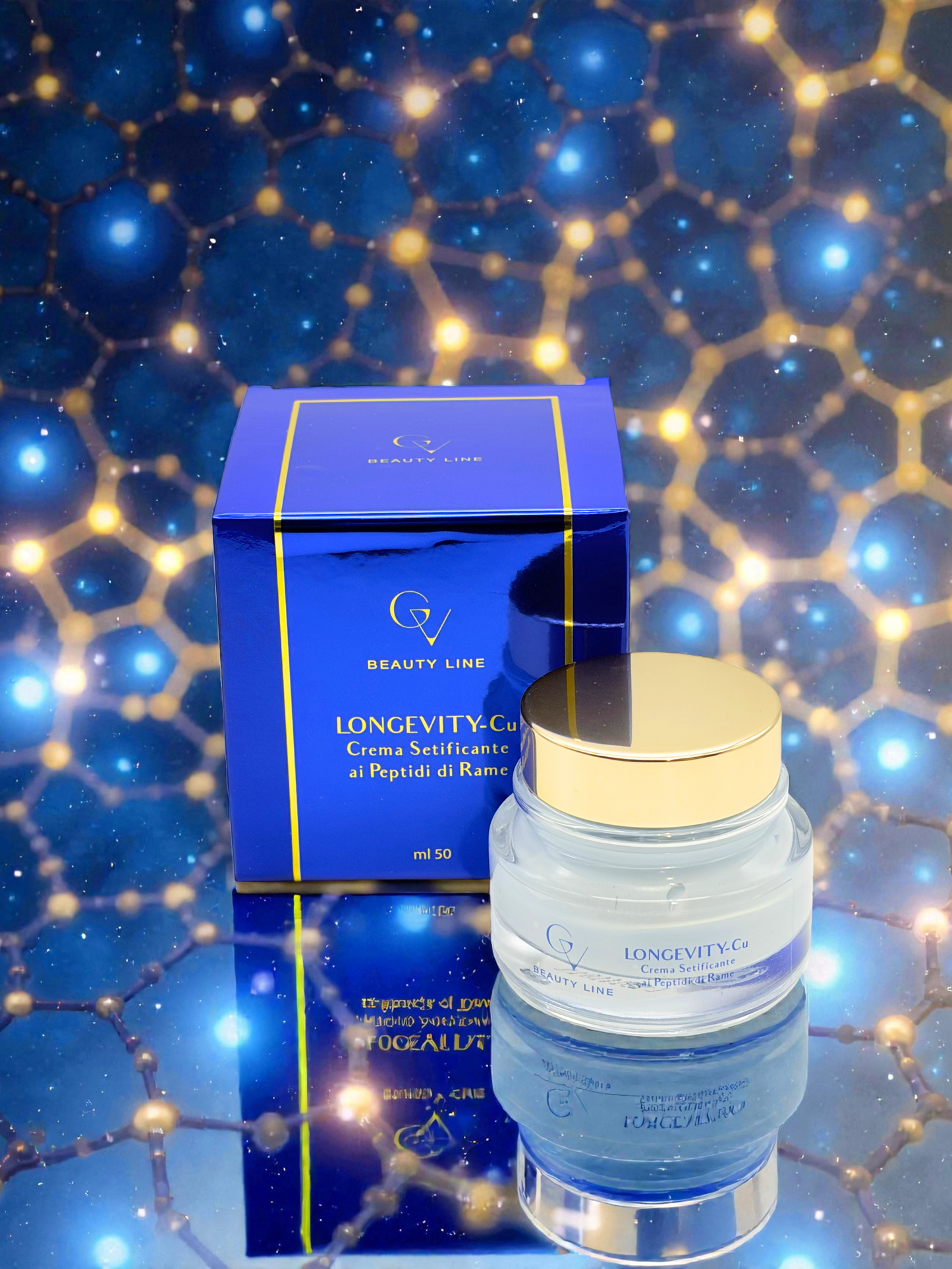 Crema Setificante Longevity – Peptidi di Rame & Idratazione Avanzata
