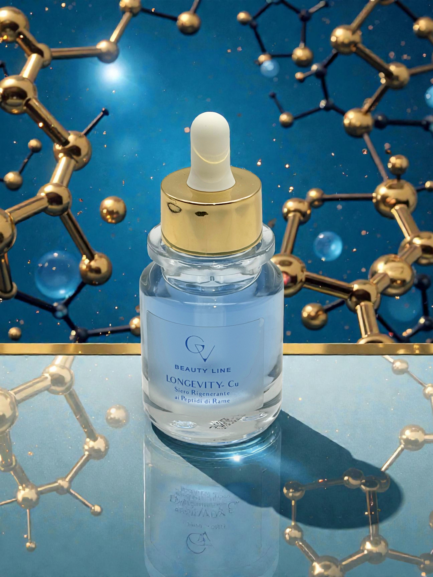 Siero Rigenerante Longevity – Peptidi di Rame + Acido Ialuronico